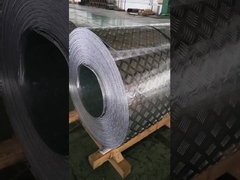 5052 5754 Feuille de diamant en aluminium gaufré 1060 3003 Plaque de contrôle de la bande de roulement